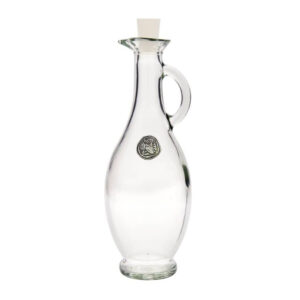 Italian Design Glass Oil Decanter with Cork