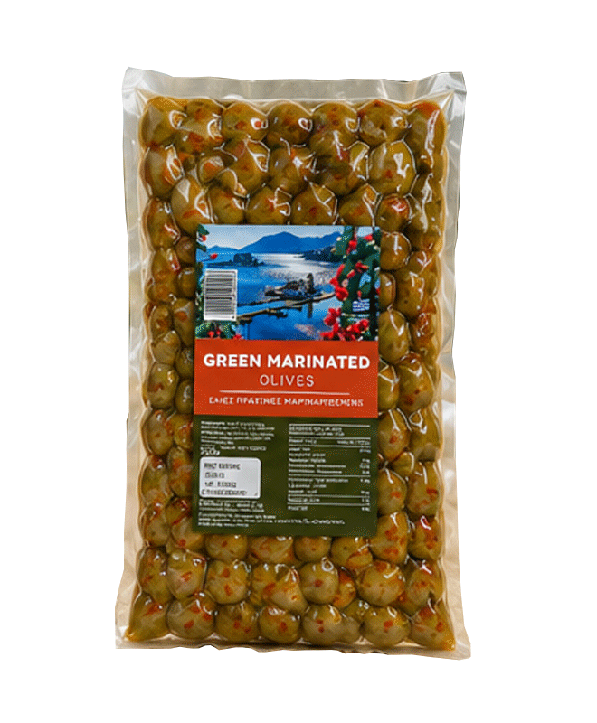Marinated Green Olives
